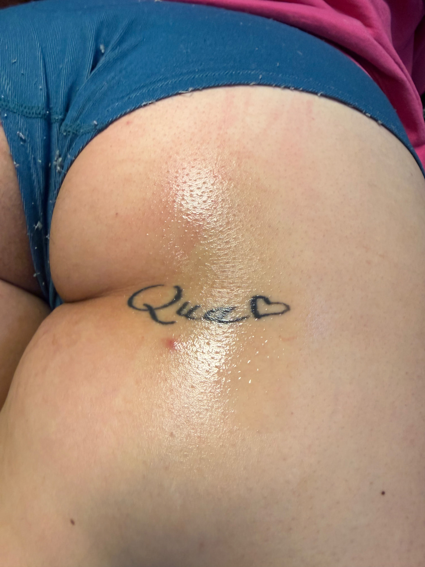 Script tattoo before laser treatment